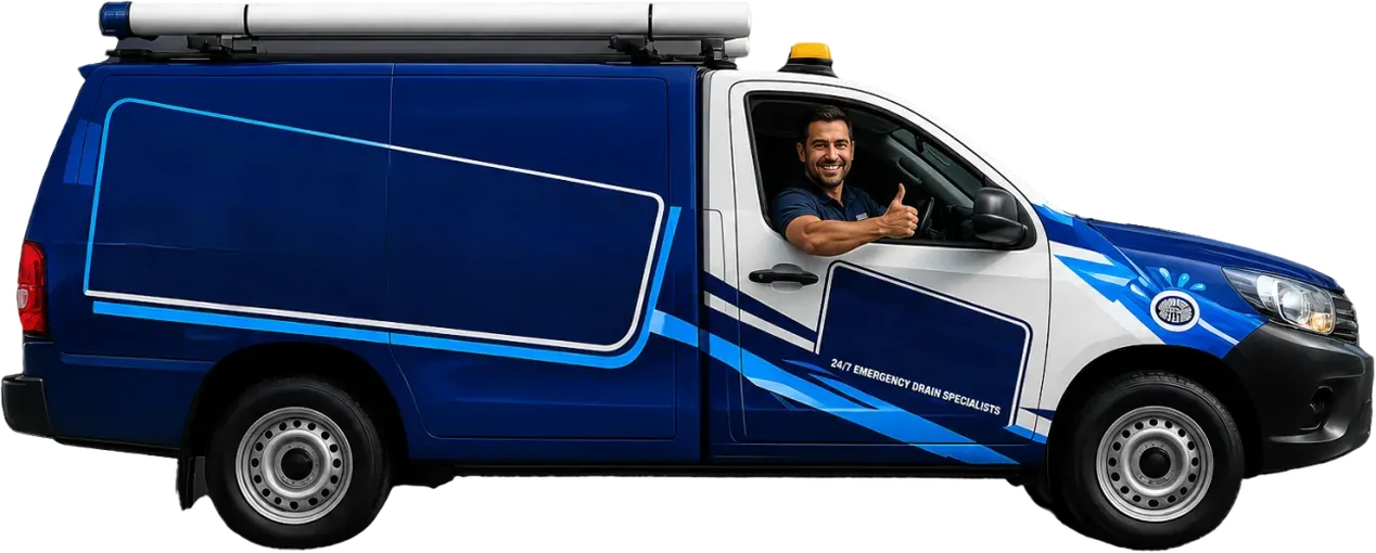 A licensed the Inner West plumber heading out in the service van